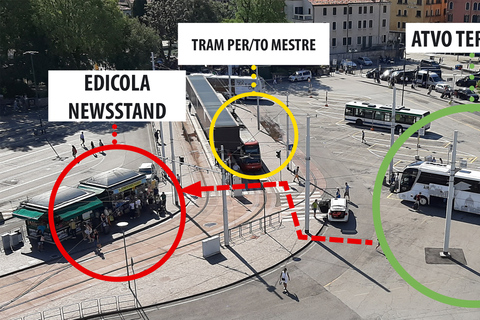 Busstransfer mellan Lido di Jesolo och VenedigDirekt transfer från Lido di Jesolo till Venedig