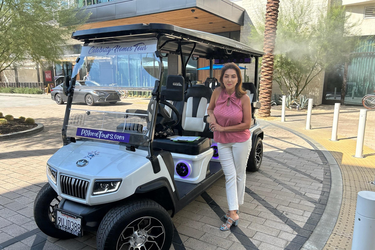 Palm Springs: Celebrity Homes Guided Electric Cart Tour Explore Palm Springs Celebrity Homes in Style