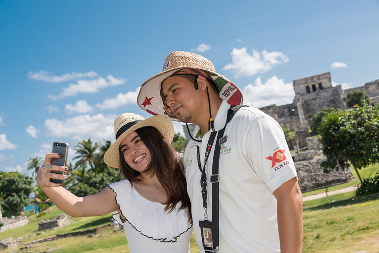 Ab Cancun & Riviera Maya: Tagestour nach Tulum und Cenote