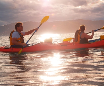 Kaikoura : Excursion en kayak au coucher du soleil en soirée