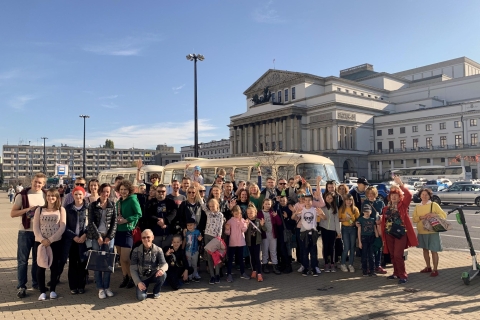 Varsovie : Visite guidée en bus rétro