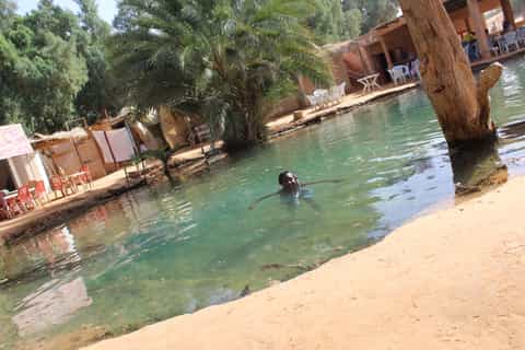 From Djerba: Full-Day Ksar Ghilane Hot Spring and Villages