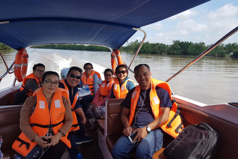 Ho Chi Minh Ville : Réserve de biosphère de Can Gio en bateau rapideOption de point de rencontre