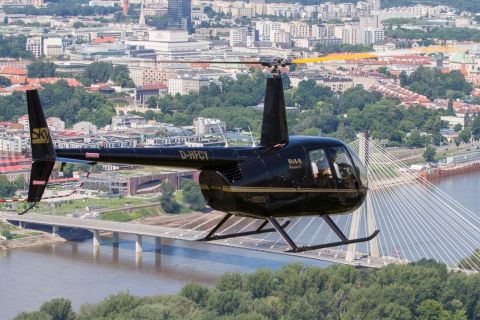 Varsavia: tour privato in elicottero