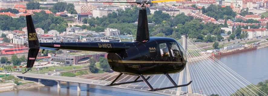 Warschau: Private Hubschraubertour