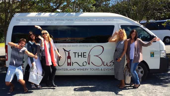 brisbane tamborine wine distillery tour + 2gängemittagessen