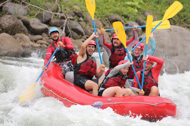 Visit San Jose Rafting Class 3-4 with Connection to La Fortuna in Arenal Volcano