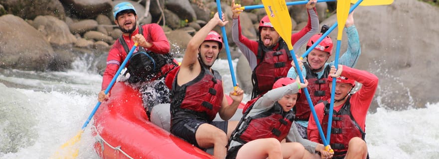 San Jose Rafting Classe 3-4 avec connexion à La Fortuna