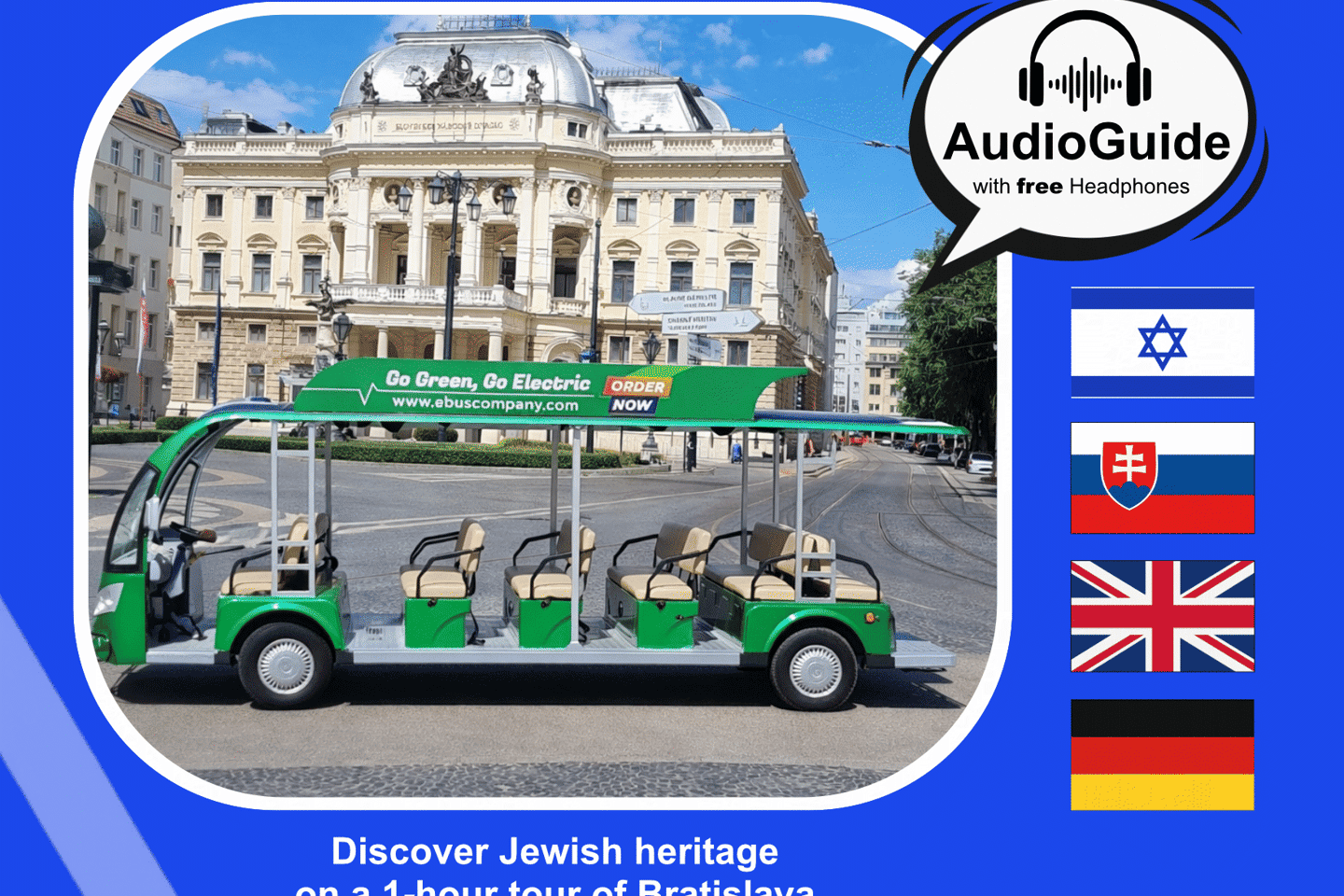 Bratislava: Jewish Heritage Audio-Guided Sightseeing Tour - Bratislava: Jewish Heritage Audio-Guided Sightseeing Tour