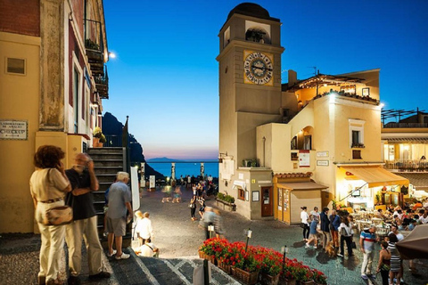 From Sorrento: Capri Boat Tour Day &amp; Night ExperienceTour in English/Italian