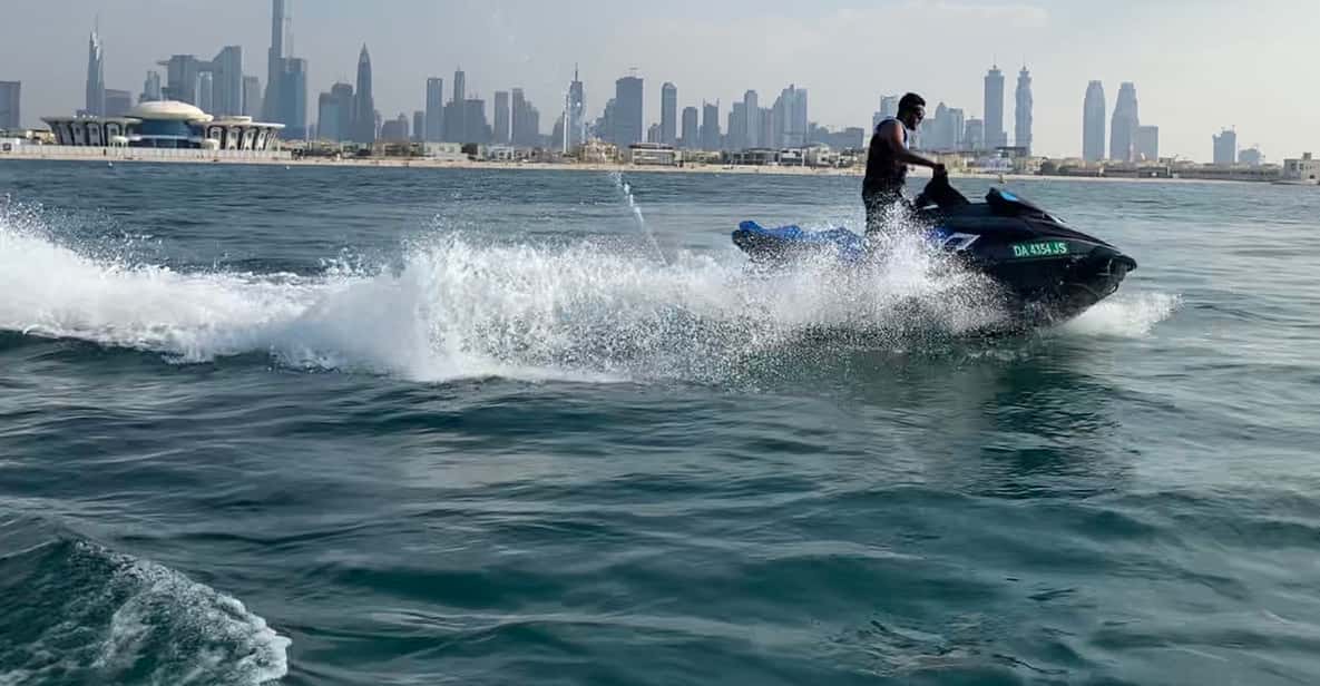 Dubai JetSki: Burj Al Arab, Burj Khalifa, and Atlantis