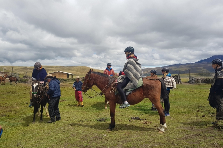 Paardrijtocht door het Cotopaxi Nationaal ParkCotopaxi Vulkaan Tour : 2 uur paardrijden