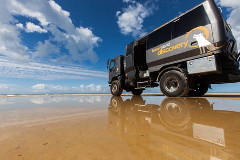 From Rainbow Beach: Fraser Island Tour with Lunch