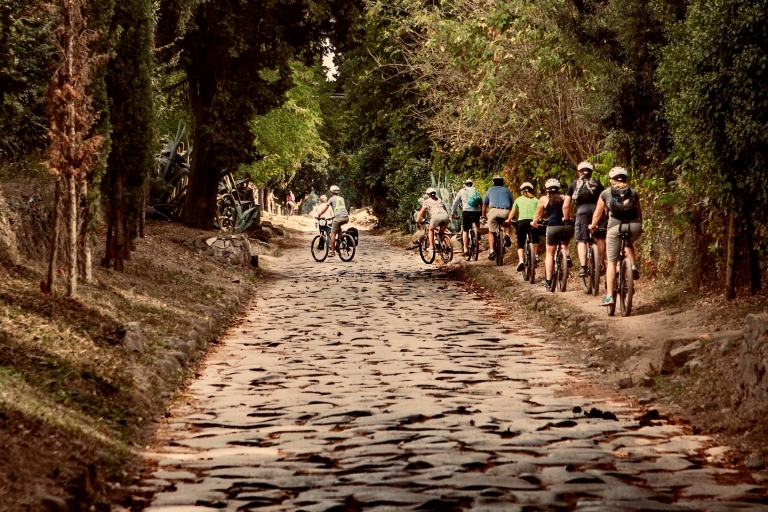 Via Appia, aquaducten en catacomben per e-bikeTour in het Frans