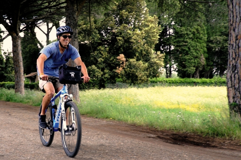 Ancient Appian Way, Aqueducts & Catacombs E-Bike Tour French Tour