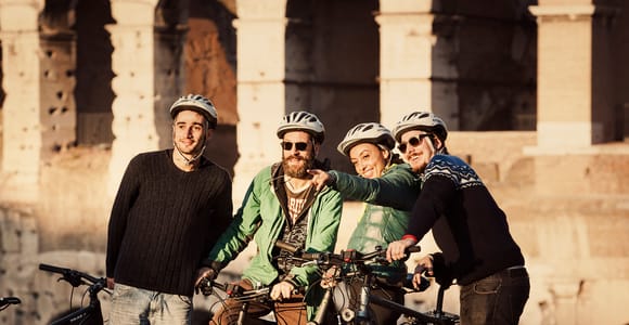 Rom: Top Highlights & Hidden Gems Tour mit dem Cannondale E-Bike