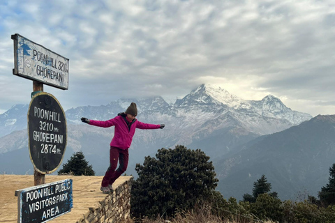 Katmandu: 7-dniowy trekking na wzgórze Poon Hill i do gorących źródeł