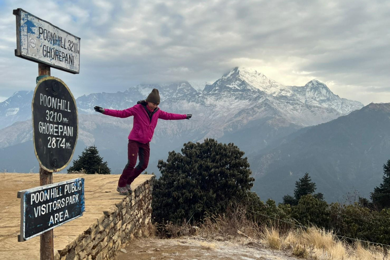 Katmandu: 7-dniowy trekking na wzgórze Poon Hill i do gorących źródeł