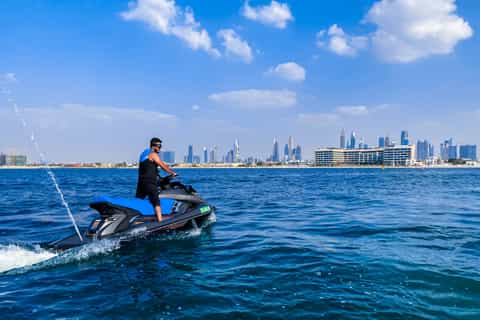 Dubai JetSki: Burj Al Arab, Burj Khalifa, and Atlantis