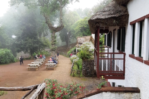 Madeira: tour privado de medio día a las casas tradicionales de SantanaTour con recogida en el norte / sureste de Madeira