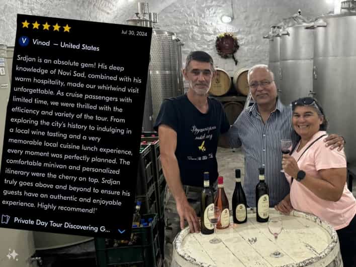 Private Day Tour Discovering Gems of Novi Sad in Luxury