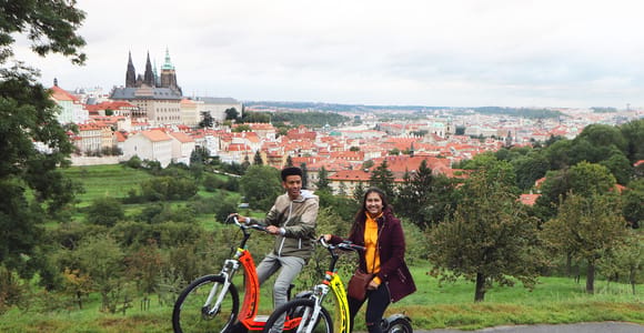 Prague: E-Bike/E-Scooter Viewpoint Tour, No License Required