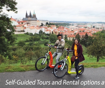 Prague: E-Bike/E-Scooter Viewpoint Tour