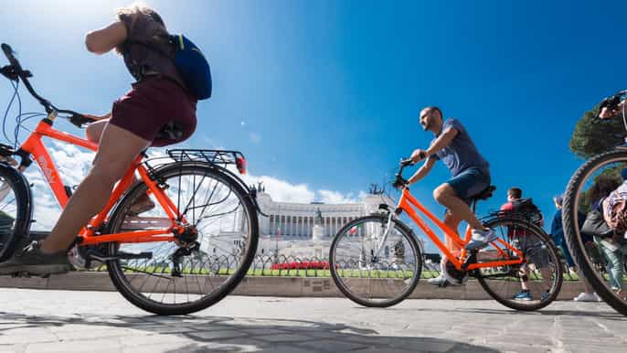 rome 2hour sightseeing bike tour