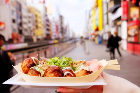Osaka: Dotonbori Food Tour tagsüber