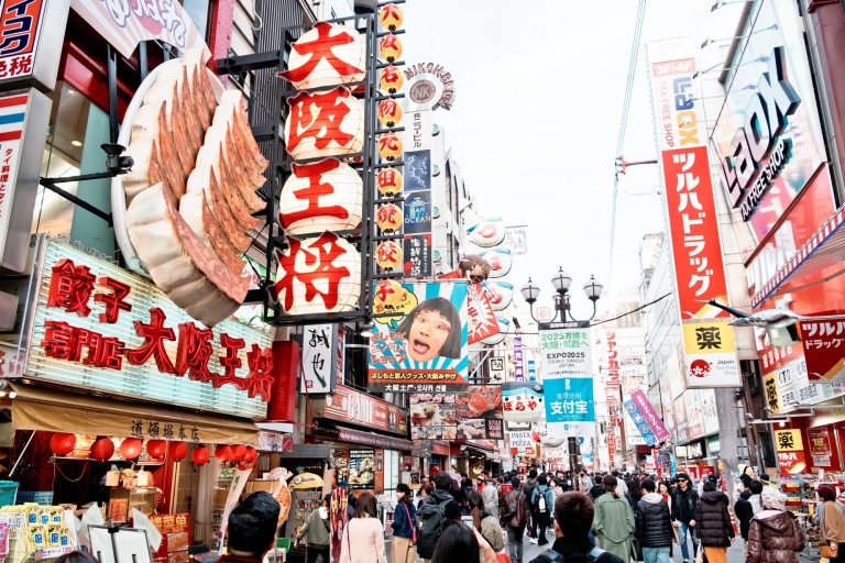 Osaka: Tour gastronómico diurno por DotonboriOsaka: Recorrido gastronómico diurno por Dotonbori