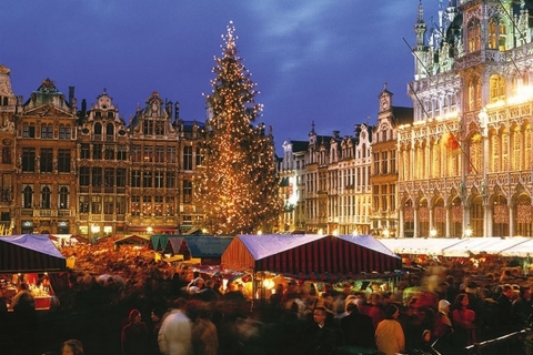 Bruxelles : visite guidée du marché de Noël privé de 4 heures