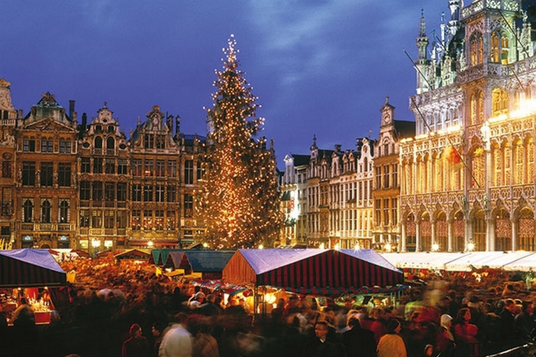 Bruxelles : visite guidée du marché de Noël privé de 4 heures