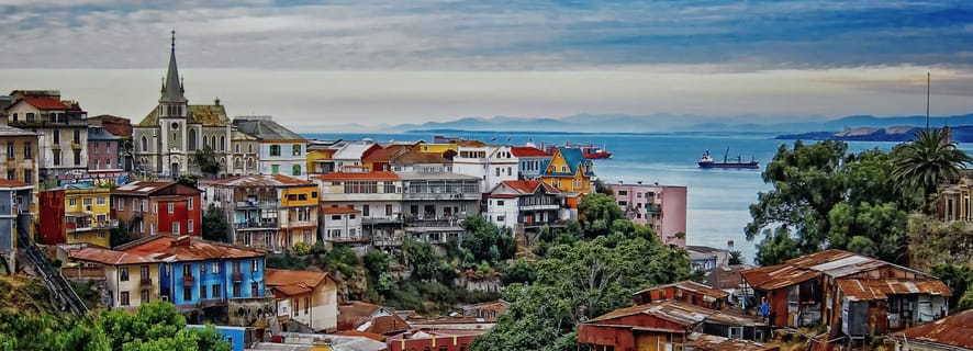 Fra Santiago: Høydepunkter i Valparaiso og Viña del Mar