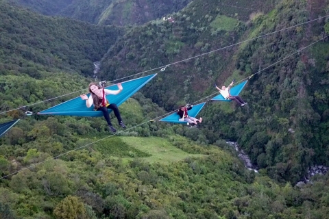 Von Medellín aus: Traumhafte Hängematten, Zipline und Wasserfall Tagesausflug