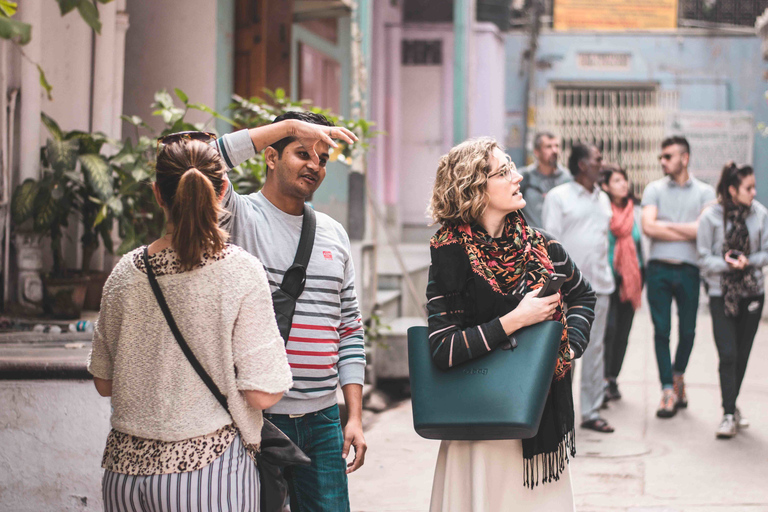 Passeio a pé de 3 horas pelo patrimônio histórico de Old Delhi com passeio de riquixáOpção 1: Do ponto de encontro