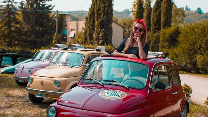 from florence selfdrive fiat 500 tour