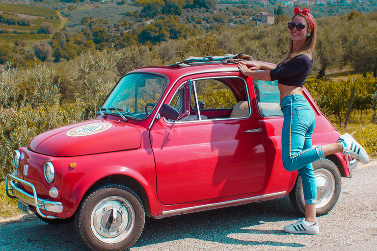 Från Florens: Självkörande Fiat 500-tur från Florens