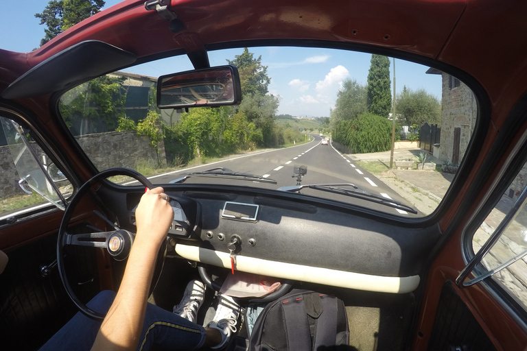 De Florence: visite de la Fiat 500 en voiture