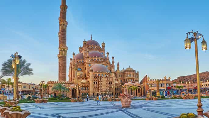 sharm city tour with al mustafa mosque soho square