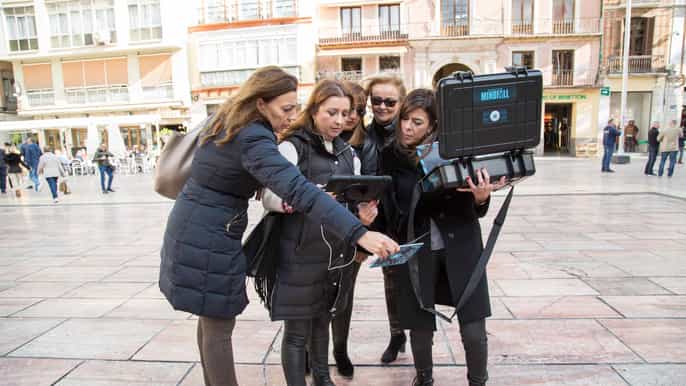 malaga adventure city game with augmented reality