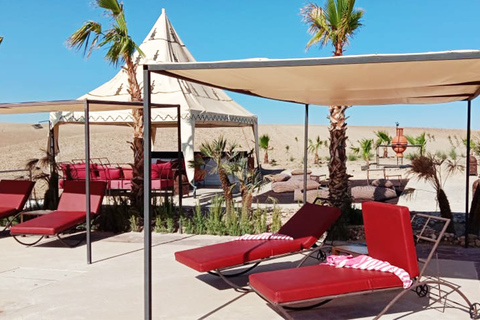 From Marrakech: 2-Day Stay in Agafay Desert Camp