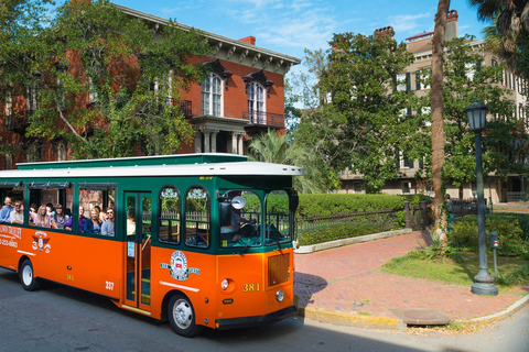 Savannah : Tour en trolley de la vieille ville avec montée et descente à volontéBillet d'un jour