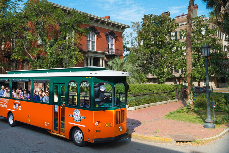 Savannah: Old Town Hop-On Hop-Off Trolley TourBiljett för 1 dag