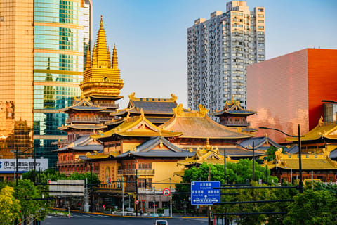 Shanghai: Jing’an Temple Ticket with Fast Entry