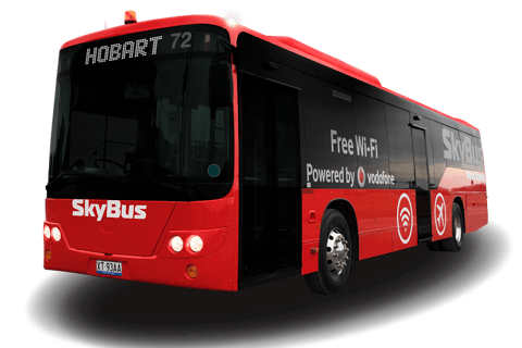 Flughafen Hobart: Express-Bus-Transfer nach Hobart CityRücküberweisung