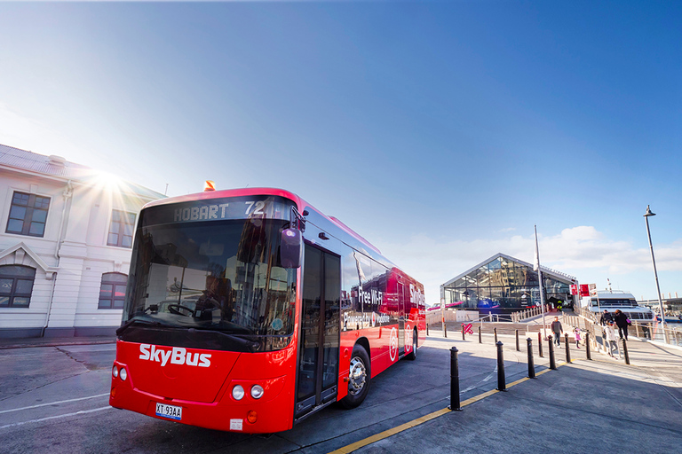 Hobart flygplats: Expressbusstransfer till Hobart CityReturöverföring