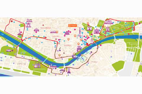 Sevilha: Bilhete Ônibus Turístico Hop-on Hop-off 24/48 Horas