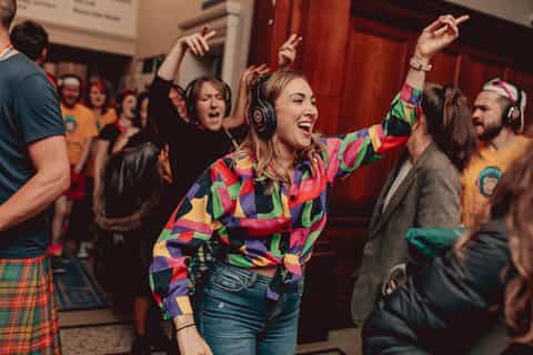 Glasgow: Silent Disco Adventure Tour