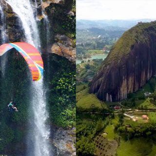 From Medellín: Paragliding Flight and Guatape Tour