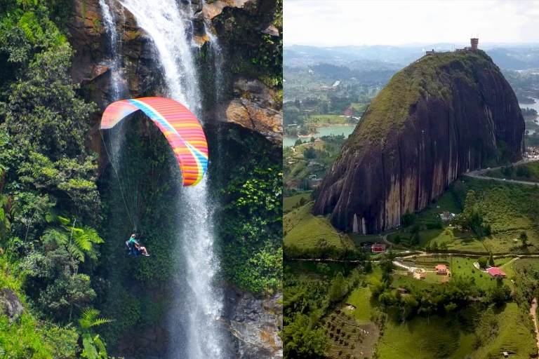 Van Medellín: paraglidingvlucht en Guatapé-tour